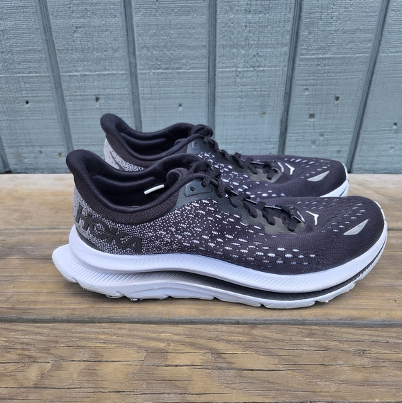 Hoka Women\'s Kawana Black/White Athletic Sneakers